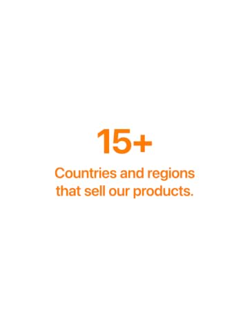 15+ countries