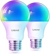 Linkind Matter Smart Light Bulb, Smart Bulbs Work with Apple Home/Siri/Alexa/Google Home/SmartThi...