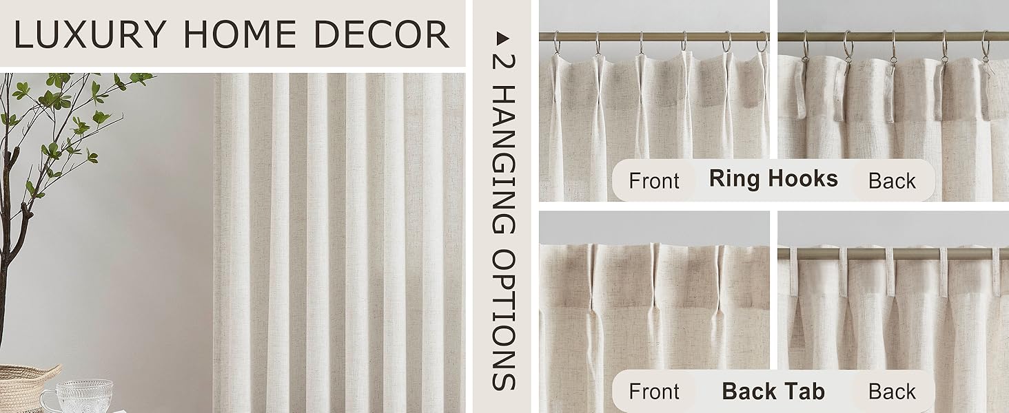curtains with hooks
