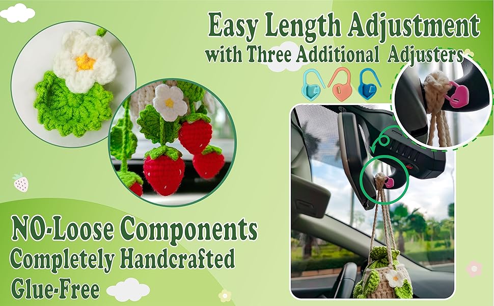 All hand-sewn without glue components will not fall off three rope length adjusters are included