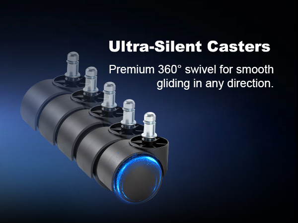 Ultra-Silent Casters