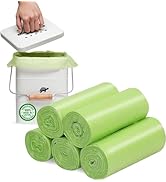 Vosyinm Small Trash Bags 1.2 Gallon, 120 Count Bathroom Garbage Bags, Compost Bin Liners for 1-2 ...