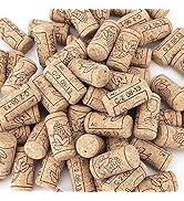 Tebery 150 Pack #8 Natural Wine Corks, 7/8" x 1 3/4" Premium Straight Cork, Wine Stopper for Cork...
