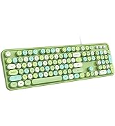 Dilter Wired Keyboard, 104 Keys Full-Sized Typewriter Keyboards, USB Plug Play Office Keyboard wi...