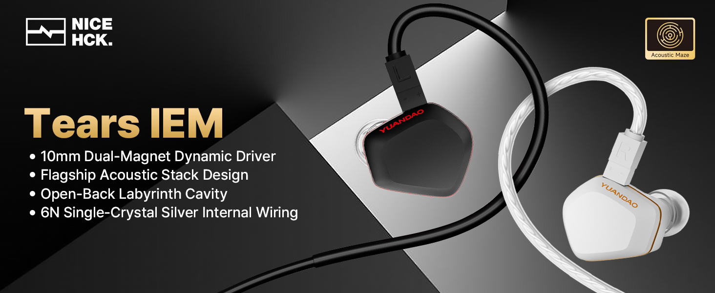 TearsIEM ·10mm Dual-Magnet Dynamic Driver