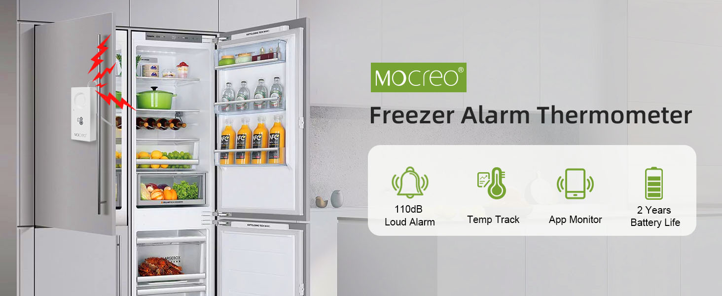 Freezer Alarm Thermometer ST8