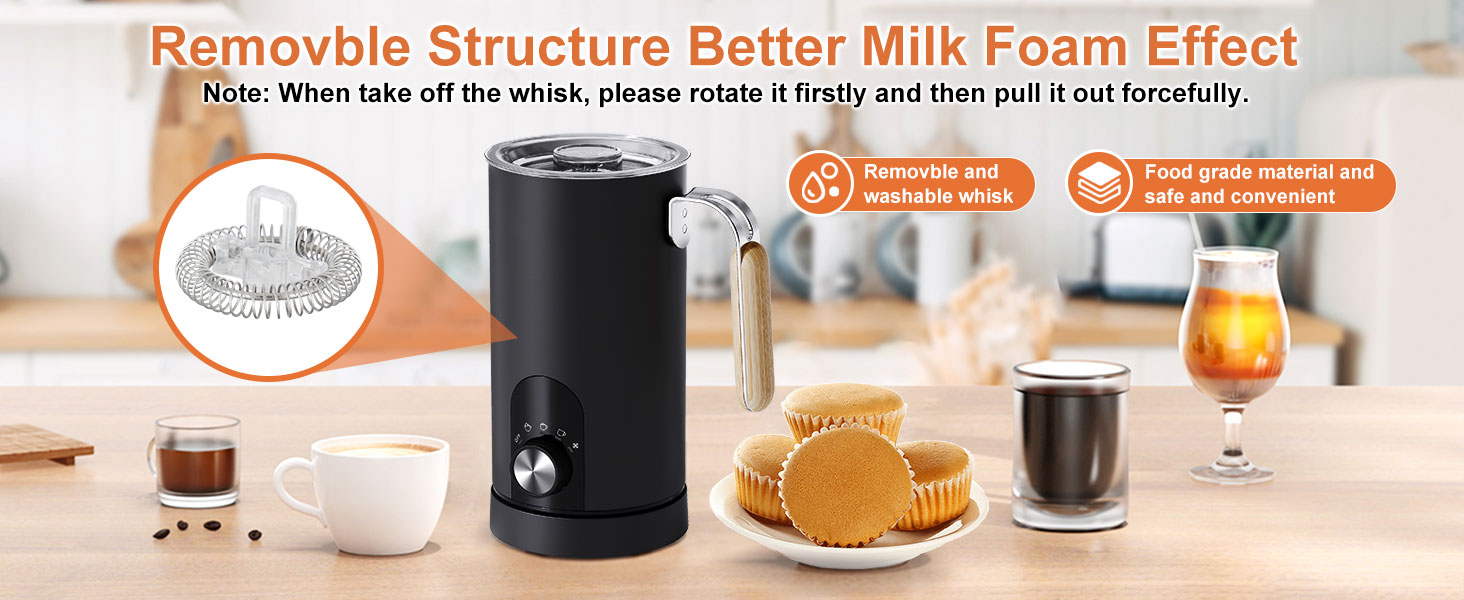 coffee maker milk frother