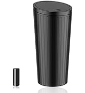 SGLRT Car Trash Can Bin with Lid - Car Garbage Can Cup Holder-Universal Leakproof Vehicle Garbage...