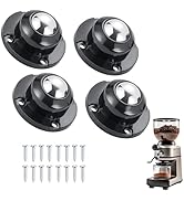 AMGSH Self Adhesive Caster Wheels - 1 inch Mini Paste Swivel Appliance Wheels - Low Profile, Smoo...