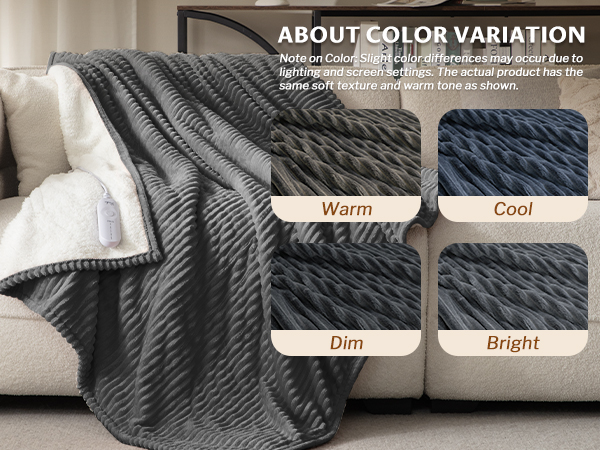 heated throw blanket electric