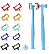 Complete IPR Kit for Orthodontic Treatment, Interproximal Enamel Reduction Set with Manual Handpi...