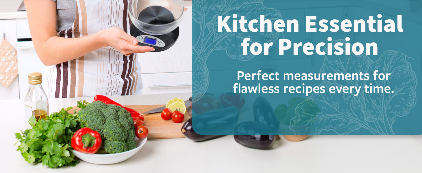 Smart Weigh Digital Kitchen Scale kitchen essential