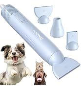 buenkee Dog Blow Dryer for Pet Grooming Handheld Lightweight Dog Cat Hair Dryer 3 Speeds 4 Temp, ...