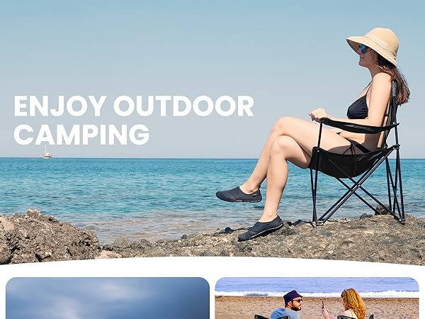 2 Pack Folding Camping Chairs