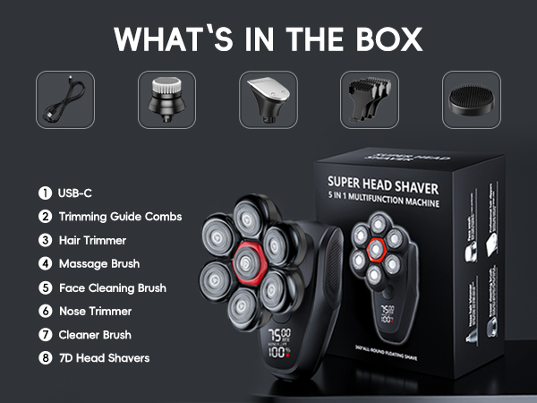 electric head shavers for bald men