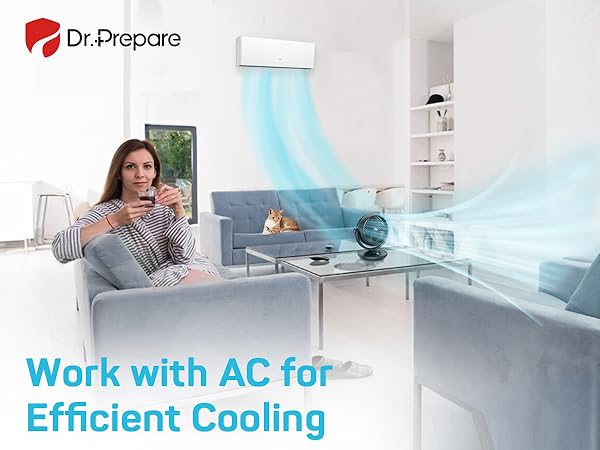 Room air circulating fan