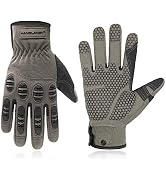 HANDLANDY Safety Work Gloves for Men &amp; Women, Utility Impact Grip Working Gloves