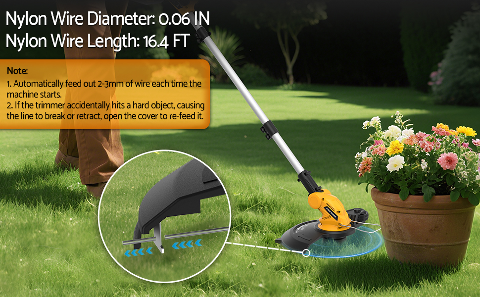 cordless string trimmer
