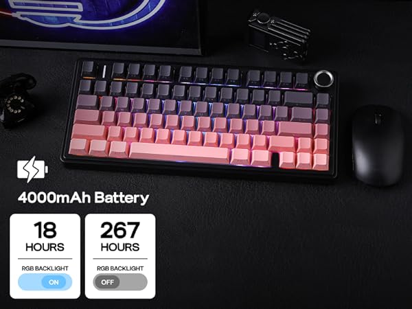 F75 PRO Black Pink
