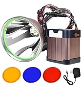 PINSAI Coon Hunting Lights High Power LED Headlamp Super Bright High Lumens 22000mAh Rechargeable...