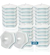 BALORIZ Disposable Toilet Bowl Refills 32 Count Upgraded Material Disposable Toilet Brush Cleanin...