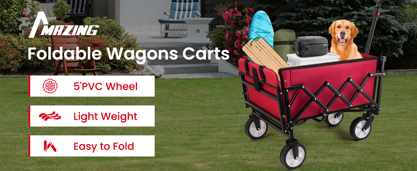 foldable wagons carts