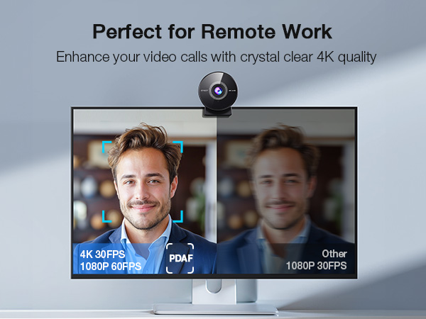 EMEET C950 4K Webcam for PC PDAF Autofocus