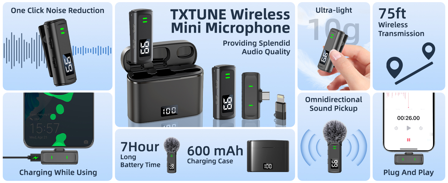 Bluetooth microphone for iphone