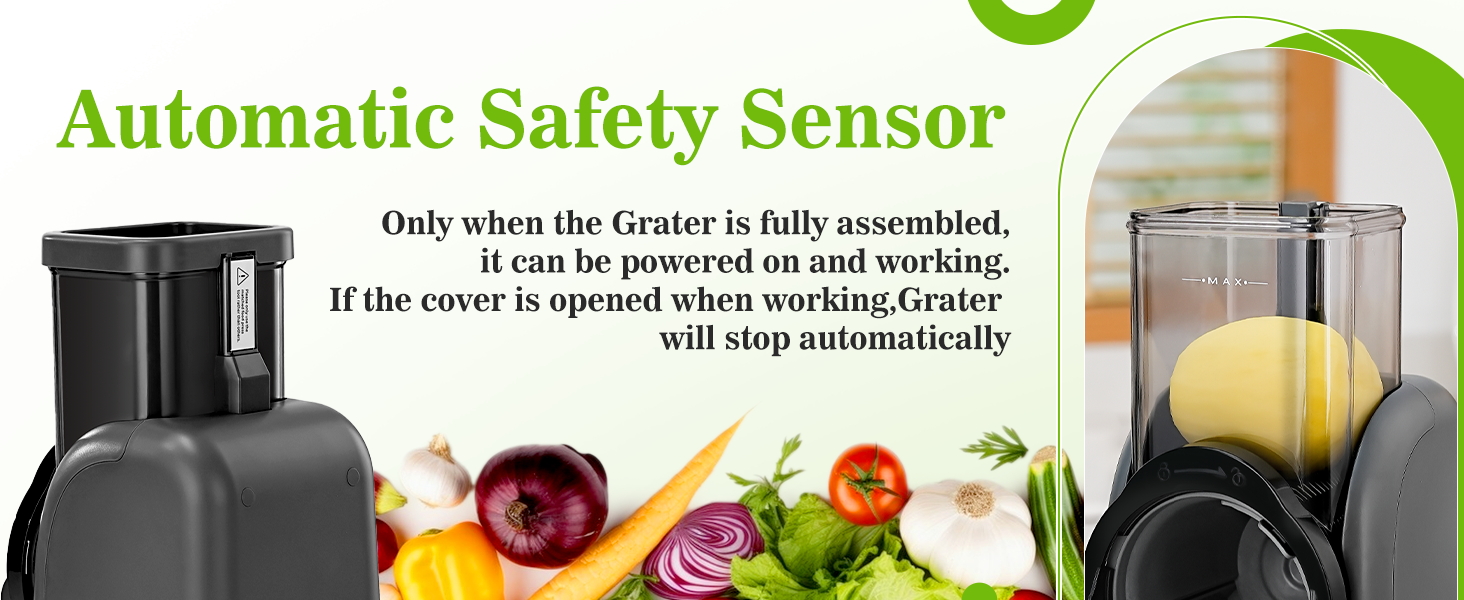 6-in-1 Electric Cheese Grater
