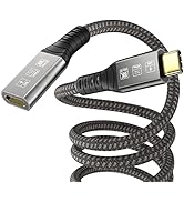 Angusplay USB C Thunderbolt 4 Extension Cable, 40Gbps Transfer / 8K Display / 100W Charging Compa...