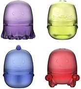 Ubbi Translucent Interchangeable Bath Toys for Baby and Toddler, Colorful Mix and Match Baby Bath...