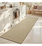 RESARE Boho Kitchen Runner Rug, Jute Kitchen Mats for Floor, Kitchen Rugs Non Slip, Kitchen Floor...