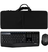 NUENSS-ROR Wireless Keyboard Mouse Sleeve Travel Case,for Logitech Mk345 Wireless Keyboard,Mouse ...