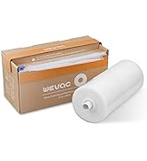 Wevac 11” x 150’ Food Vacuum Seal Roll Keeper with Cutter, Ideal Vacuum Sealer Bags for Food Save...