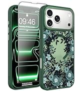 Fsoole Magnetic for iPhone 17 Pro Max Case with Screen Protector [Compatible with MagSafe] Pretty...