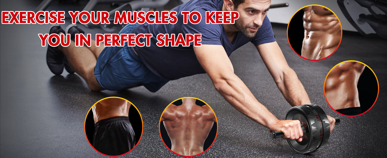 Ab Wheel Roller With Knee Pad