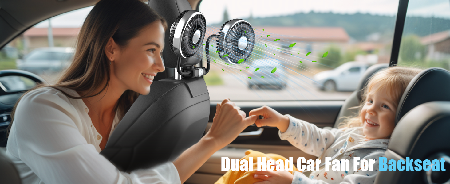 dual fan for car
