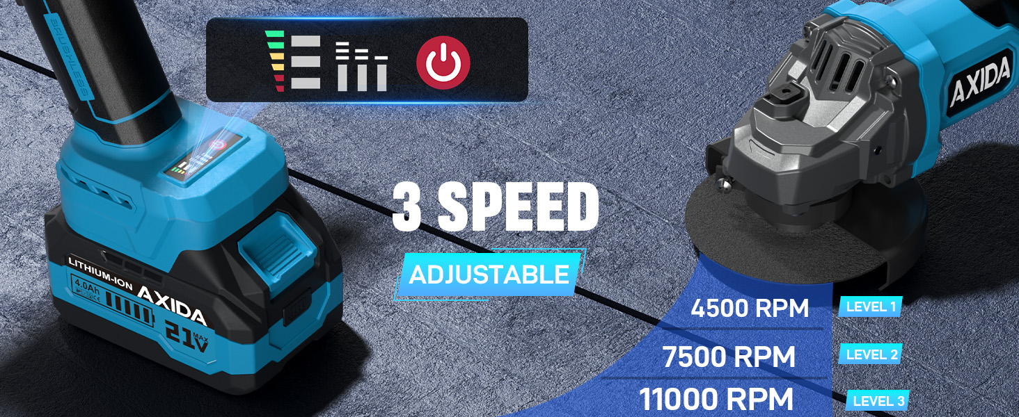 cordless angle grinder