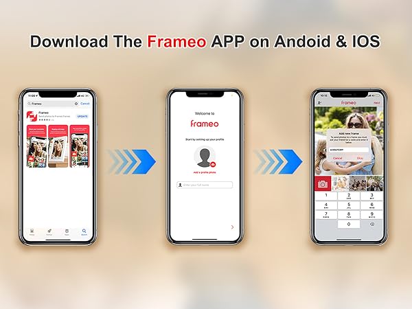 digital picture frame with large display