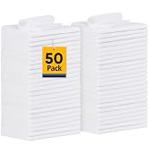 UNIMADE Shop Towels Rags, 50 Pack Reusable Shop Rags Bulk Microfiber Cleaning Cloth Lint Free Cle...