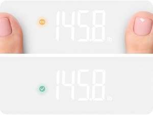 scale clear body glass weight digital for replaceable battery accu chek bathroom accurate modern