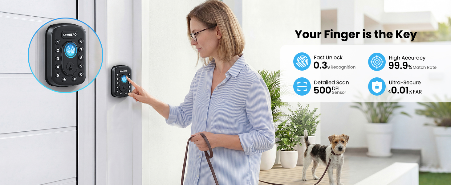 Keyless entry door lock