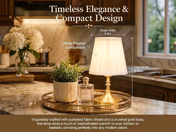 cordless table lamp for kitchen