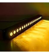 SHEHDS 18x18W Stage Wash Lights Bar/Strip, LED RGBWA+ PURP Wall Wash Lights, Strobe Effect DMX512...