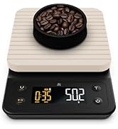 Greater Goods Digital Accurate Coffee Scale for Pour-Over Maker, with Timer for Great French Pres...