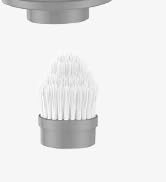 kHelfer Brush Head 4 Pack, 4 Pcs Replacement Brushes forKH8 Serious Spin Scrubber, Cordless Spin