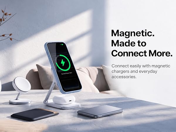 silicone iphone18 pro case magnetic kickstand