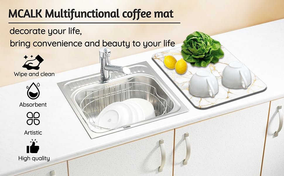 Dish Drying Mat for Kitchen Counter