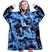 Wearable Blanket Blanket Hoodie Gifts for Adults Mom Women Men Oversized Fluffy Hoodie Cozy Hideo...