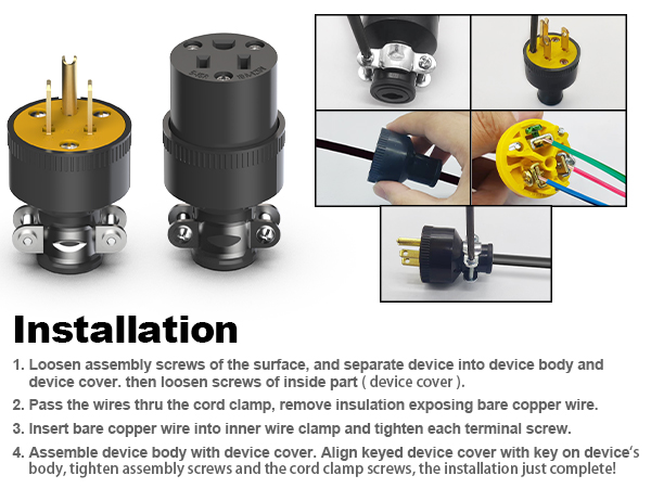 Replacement Plugs for Electrical Cords